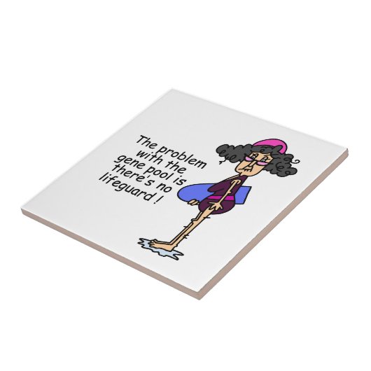 Probleem met de genenpool tegeltje (Zijkant)