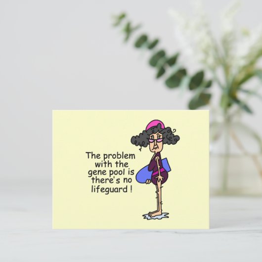 Probleem met de genpool briefkaart (Staand voorkant)