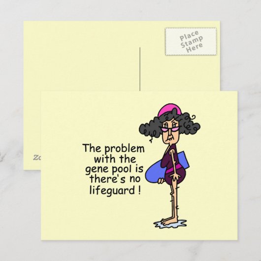 Probleem met de genpool briefkaart (Voorkant / Achterkant)