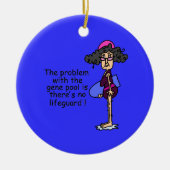 Probleem met de Pool van het Gen Keramisch Ornament (Voorkant)