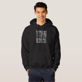 Probleem met grappige correctieplichtige schrijf e hoodie (Voorkant volledig)