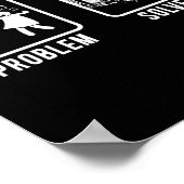 Probleem met vrachtwagenchauffeur Opgeloste vrouw Poster (Hoek)