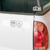 Probleem opgelost fietsen bumpersticker (Op Truck)