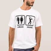 Probleem opgelost Golfing T-shirt (Voorkant)
