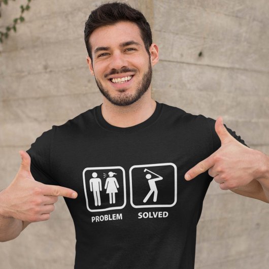Probleem opgelost Golfing T-shirt