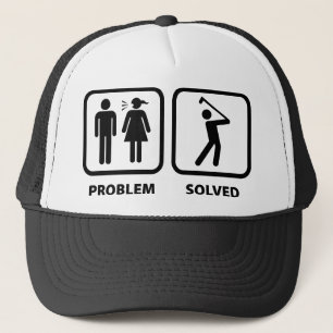 Probleem opgelost Golfing Trucker Pet