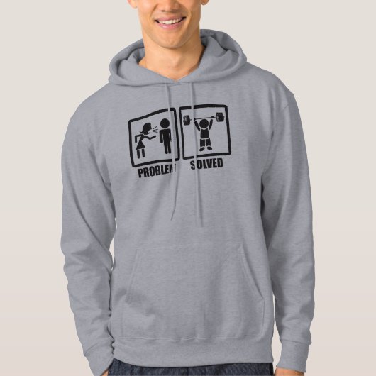 Probleem opgelost - Overhead Press Hoodie (Voorkant)