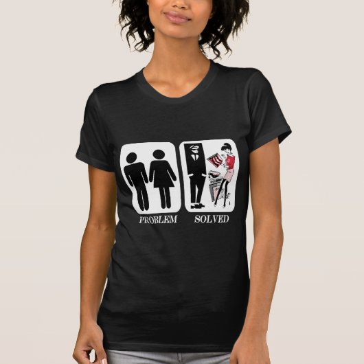 Probleem opgelost ska t-shirt (Voorkant)