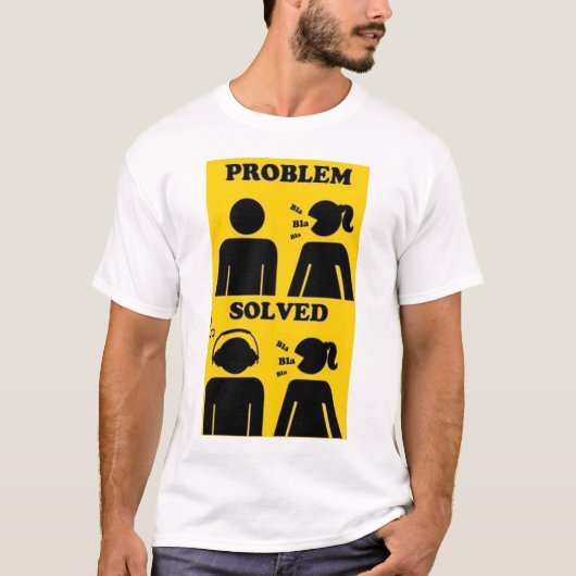 Probleem opgelost t-shirt (Voorkant)