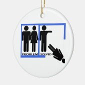 Probleem Opgeloste Dump haar Breakup Ornament (Links)