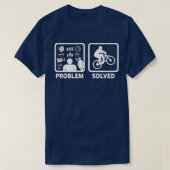 Probleem Opgeloste mountainbiking T-shirt (Design voorkant)