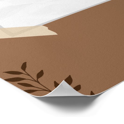 Probleem oplossen Arabische Engelse offertes afdru Poster (Hoek)