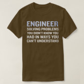 Probleem oplossen Funny Quote van technicus T-shirt (Design voorkant)