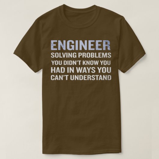 Probleem oplossen Funny Quote van technicus T-shirt (Design voorkant)