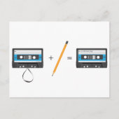 Probleem oplossen met compacte cassettebanden. briefkaart (Voorkant)