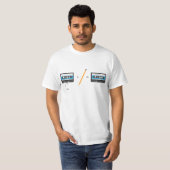 Probleem oplossen met compacte cassettebanden. T-S T-shirt (Voorkant volledig)