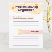 Probleem oplossen Organisator Kaart (Gele Bloem)