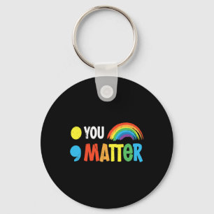 Probleem Semicolon Mental Health Warrior Solidarit Sleutelhanger