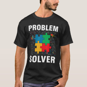 Probleem Solver Jigzaag Puzzles Wiskunde T-shirt