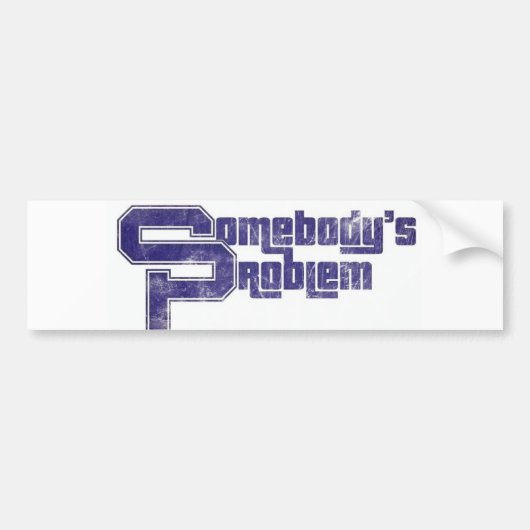 Probleem van iemand bumpersticker (Voorkant)