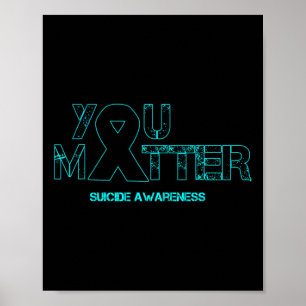 Probleem Zelfmoord Preventie Bewustzijn voor Depre Poster