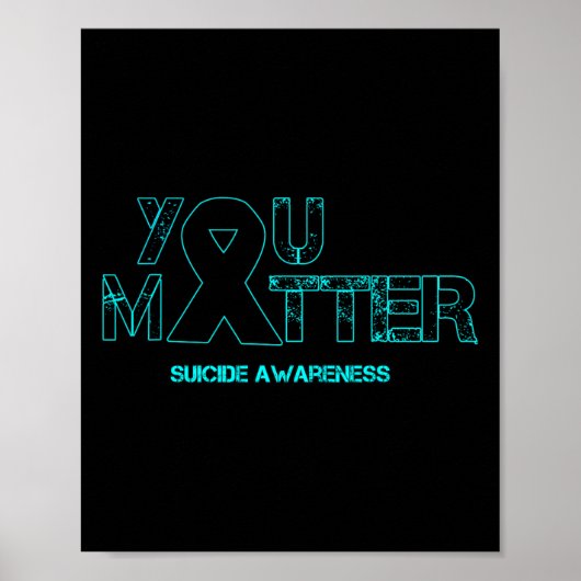 Probleem Zelfmoord Preventie Bewustzijn voor Depre Poster (Voorkant)