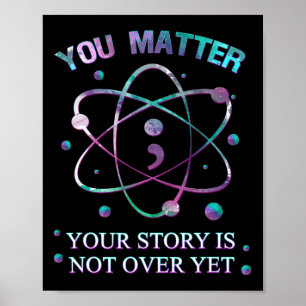 Probleem Zelfmoord Preventie Uw verhaal is nog nie Poster