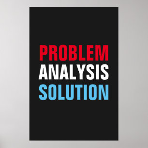 Probleemanalyse Oplossing Motivatie inspiratie Poster