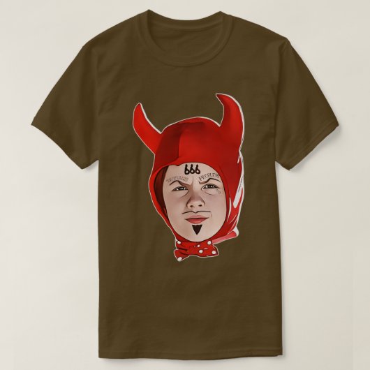 probleemkind-duivel t-shirt (Design voorkant)