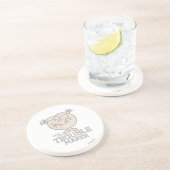 Probleemmaker Zandsteen Onderzetter (Zijkant)