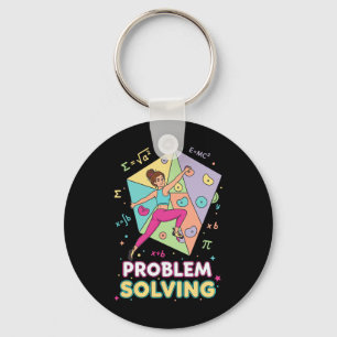Probleemoplossend Klimmen Wiskunde Pret Rock Bould Sleutelhanger