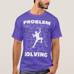 Probleemoplossend Rotsklimmen Boulderen vintage f T-shirt