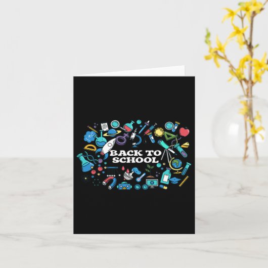 Probleemoplosser voor terug naar school Oplosser v Kaart (Gele Bloem)