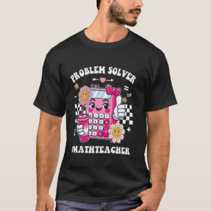 Probleemoplosser Wiskunde Docent Grappige Wiskundi T-shirt