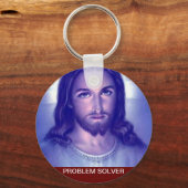 Probleemoplossing. Gepersonaliseerd religieuze Sle Sleutelhanger (Voorkant)