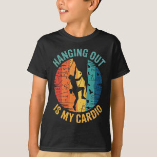Probleemoplossing Is Mijn Cardio Rotsbeklimmen Bou T-shirt