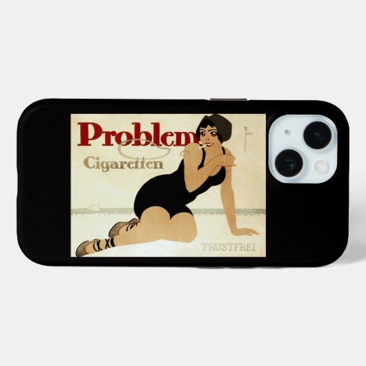 Problem Sigarette Ad Case-Mate iPhone Case (Achterkant (horizontaal))