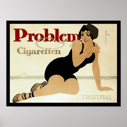 Problem Sigarette Ad Poster (Voorkant)