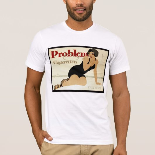 Problem Sigarette Ad T-shirt (Voorkant)