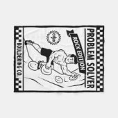 Problem Solver Rock Editie Klimmuur Fun Fleece Deken (Voorkant (Horizontaal))