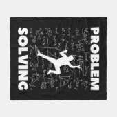 Problem Solving Climber Gift Rock Climbing Boulde Fleece Deken (Voorkant (Horizontaal))