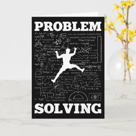 Problem Solving Climber Rock Climbing Bouldering P Kaart (Gele Bloem)