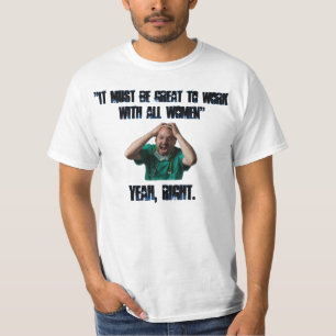 Problemen bij mannelijke verpleegkundigen t-shirt
