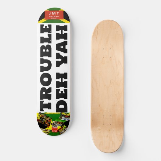 PROBLEMEN DEH YAH 8 1/4 "Skateboard Deck Persoonlijk Skateboard (Voorkant)