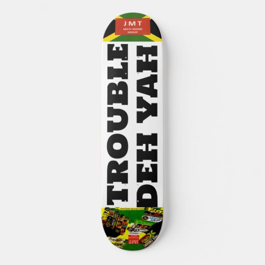 PROBLEMEN DEH YAH 8 1/4 "Skateboard Deck Persoonlijk Skateboard (Voorkant)