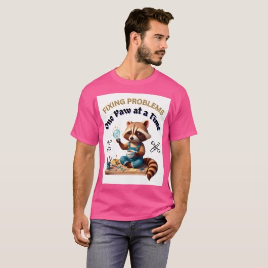 Problemen één poot per keer oplossen - Schattigee  T-shirt (Voorkant volledig)