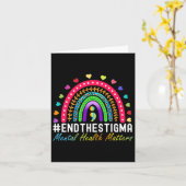 Problemen einde aan het stigma regenboog luipaard kaart (Gele Bloem)