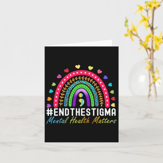 Problemen einde aan het stigma regenboog luipaard  kaart (Gele Bloem)