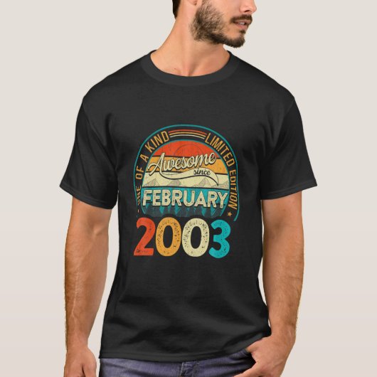 problemen Geweldige sinds februari 2003 19 T-shirt (Voorkant)