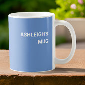 Problemen hebben Spreadsheet ze weg Lichtblauw Koffiemok